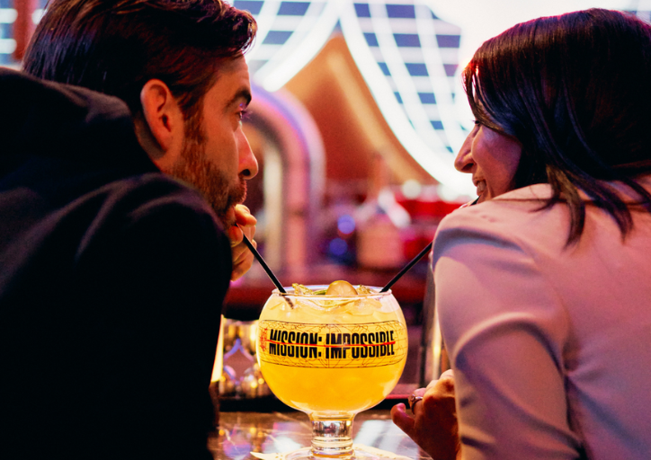 Couple drinking cocktail at SafeHouse
